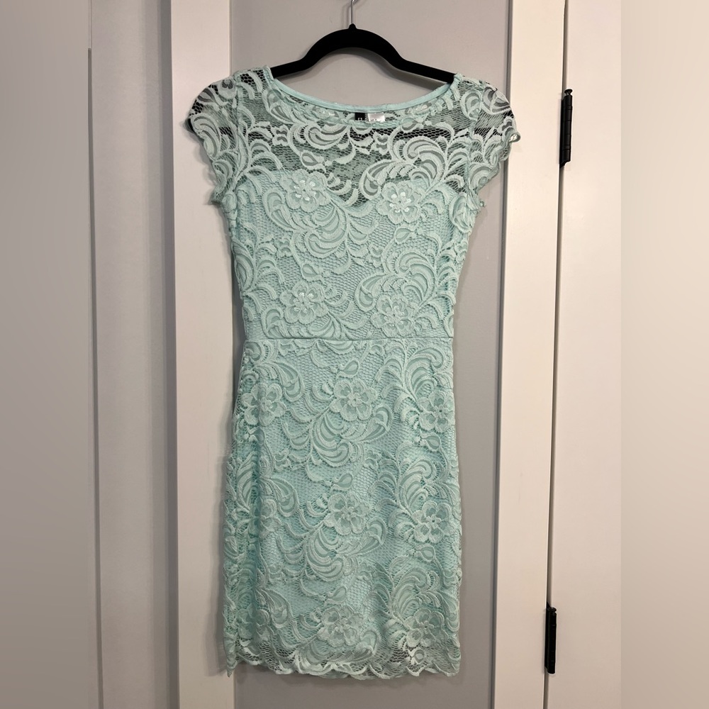 Mint Lace Dress
